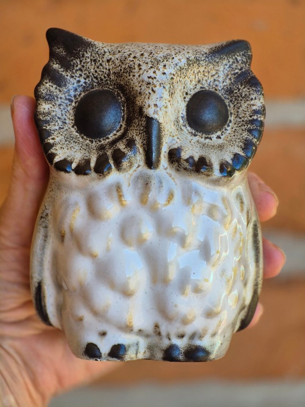 Vintage Howard Pierce Ceramic Horned Owl Figurine - Picture 4 of 15